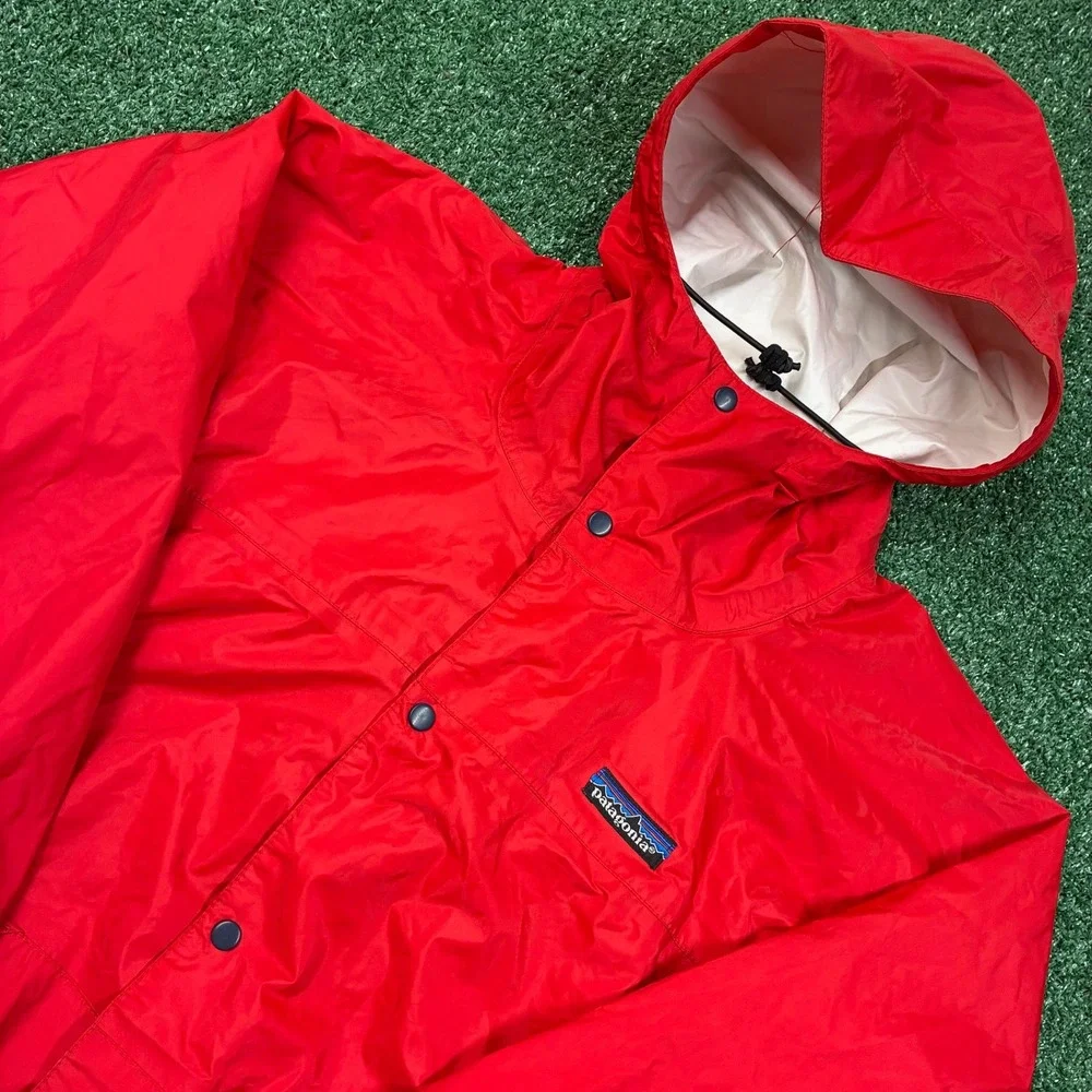 Vintage 90s Patagonia Hooded Rain‎ Jacket Parka